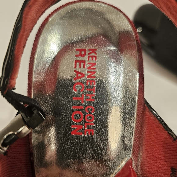 Kenneth Cole Reaction black slingback heel shoes size 10M US - Picture 10 of 11